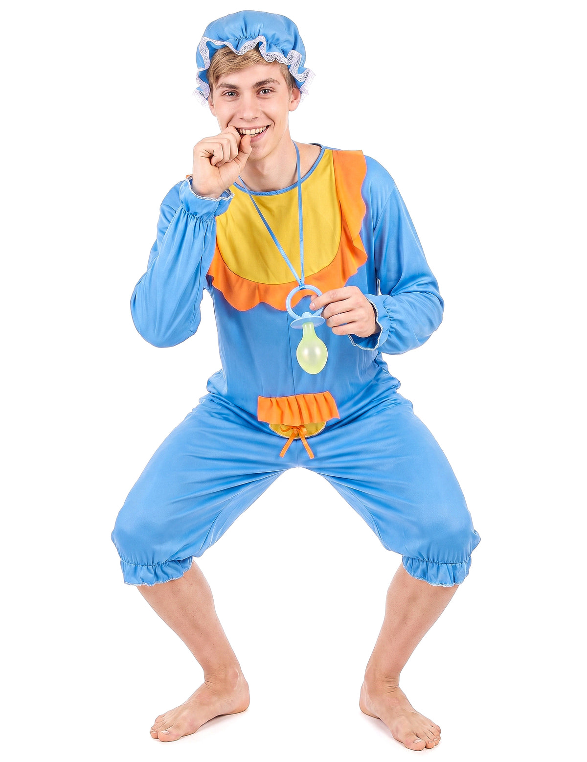 Pánský modrožlutý dětský kostým