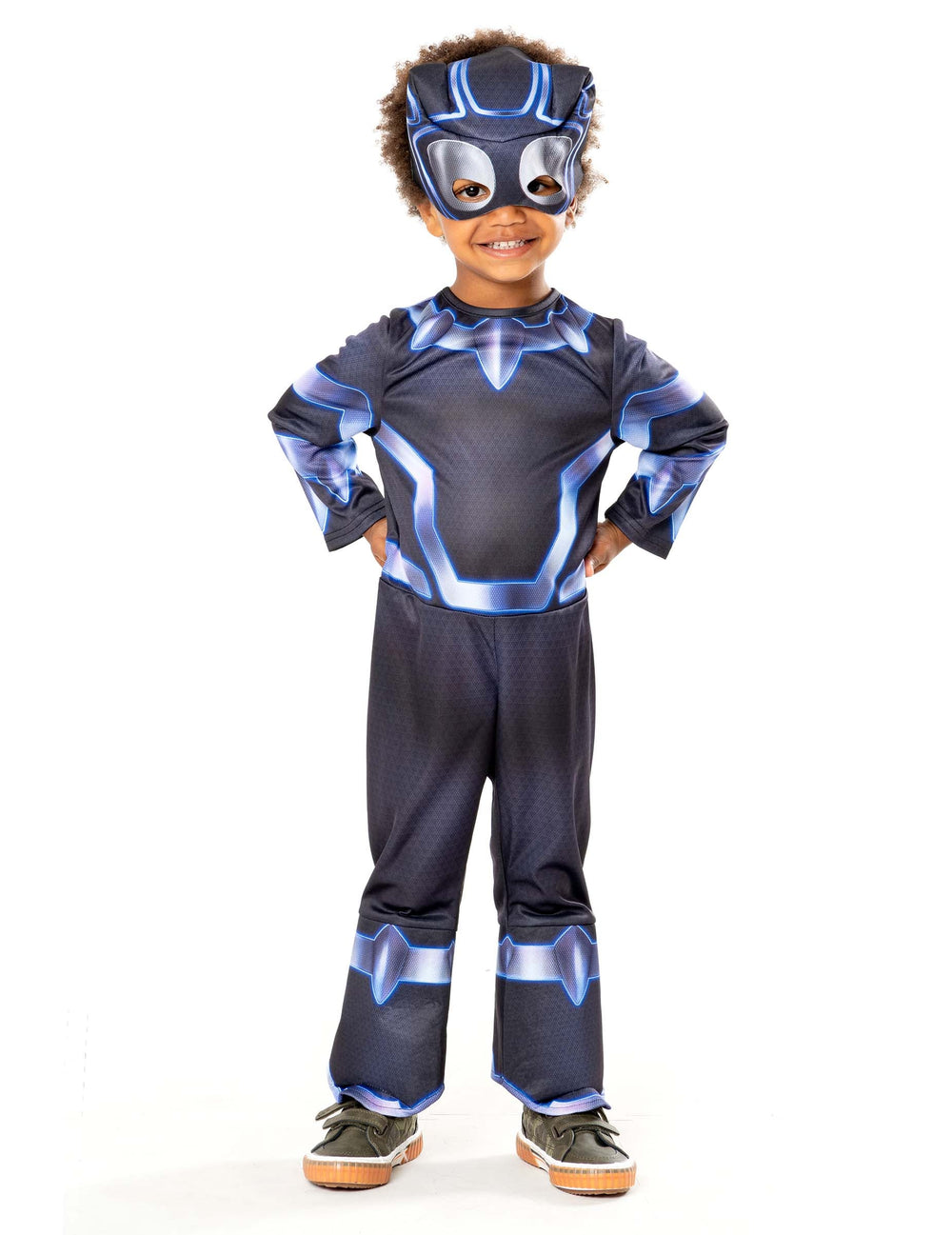 Déguisement Black Panther Spidey et ses amis extraordinaires pour enfant noir et bleu avec masque