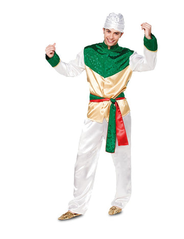 Bílý bollywoodský kostým pro muže 