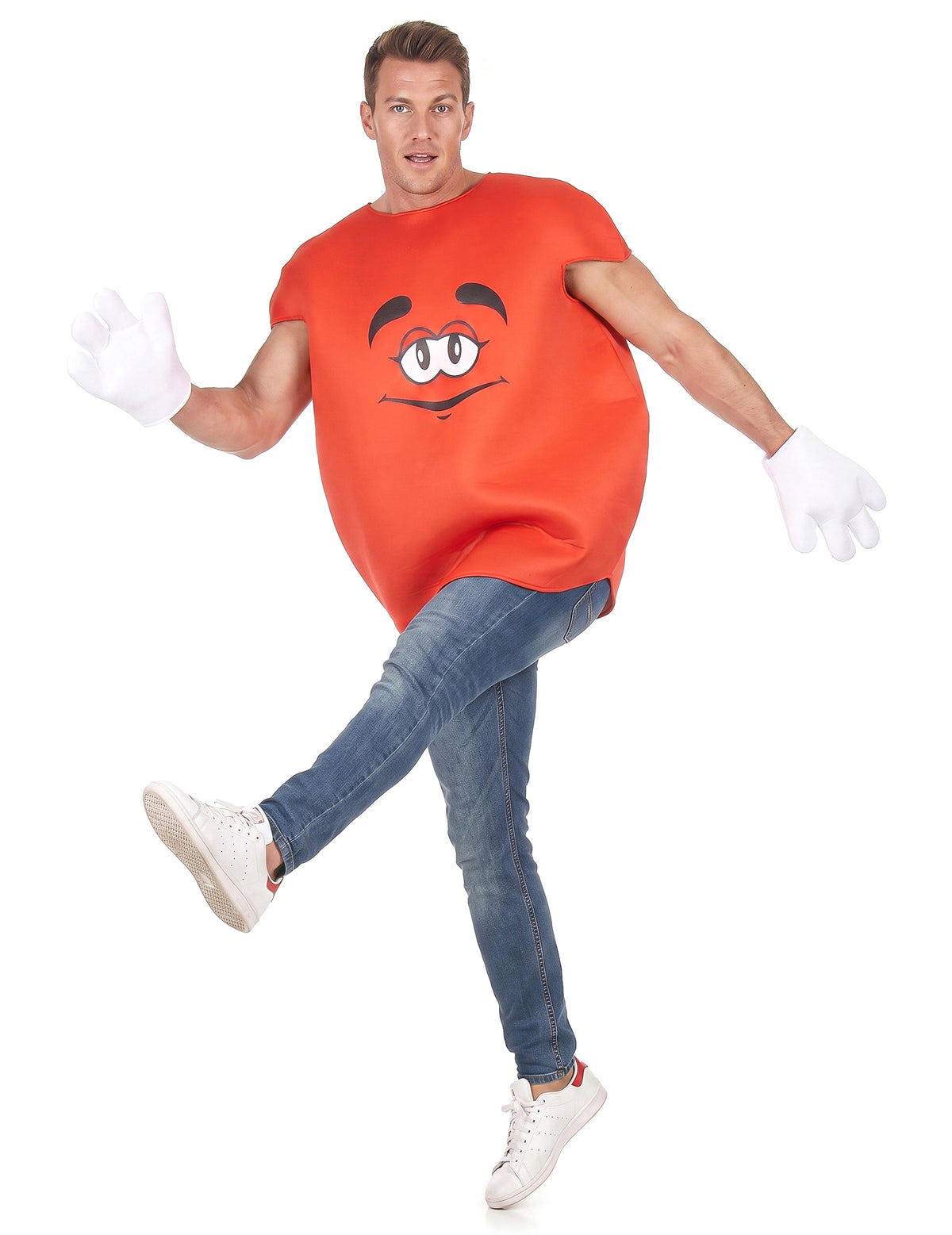 Kostým pro dospělé s červenými bonbóny