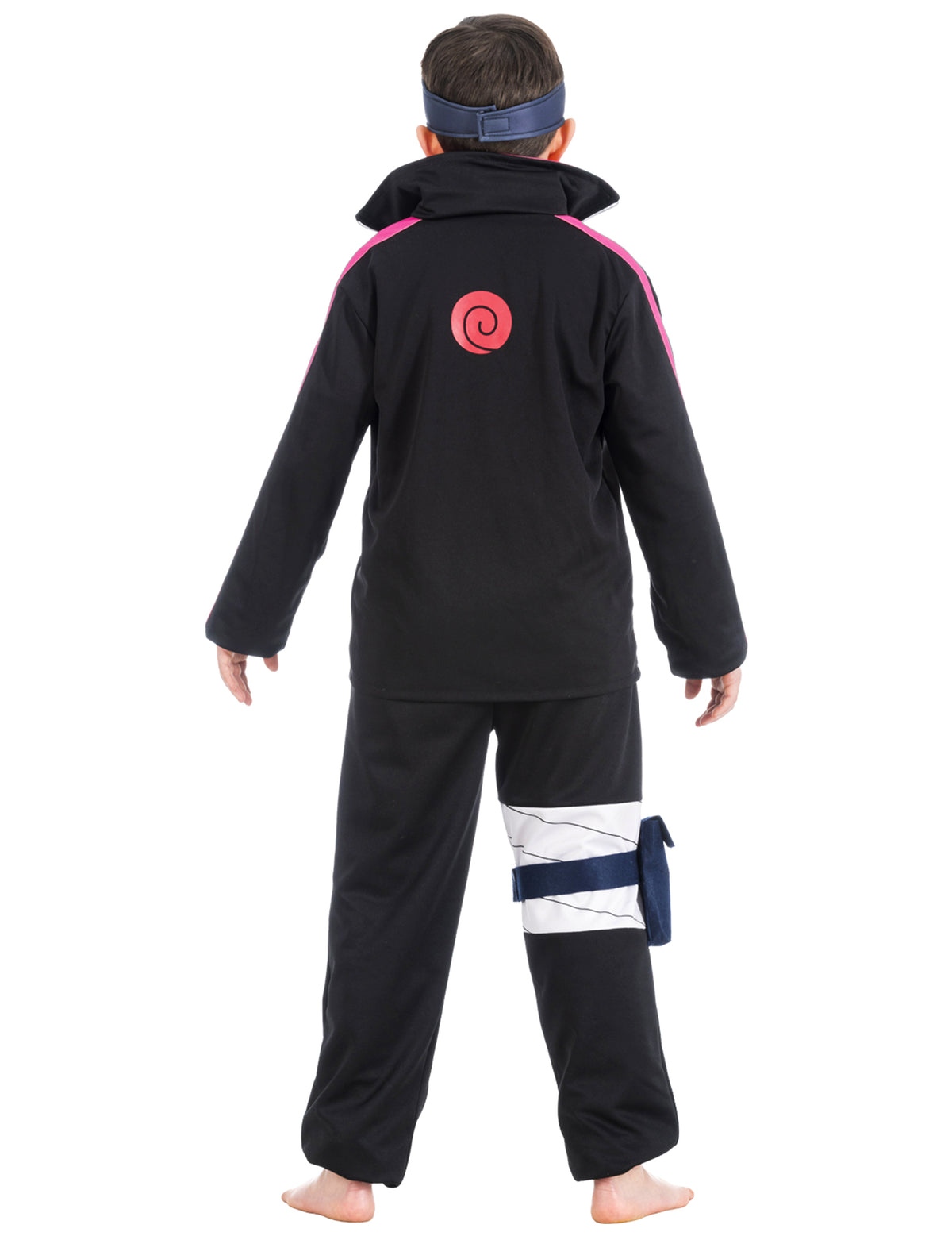 Vue de dos du déguisement Boruto pour enfant