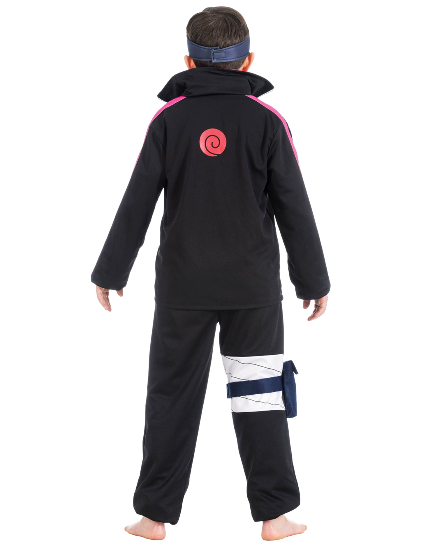 Vue de dos du déguisement Boruto pour enfant