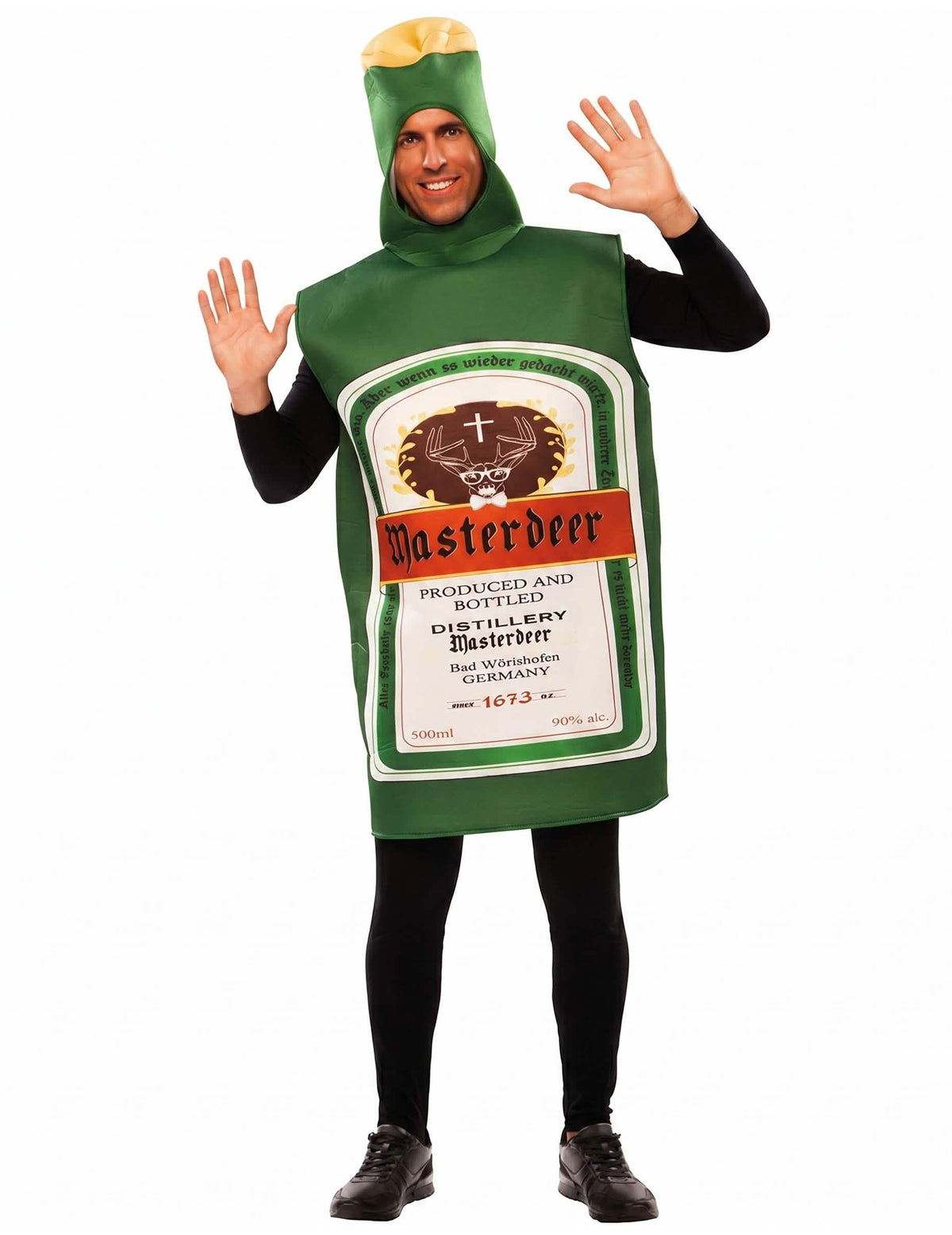 Kostým lahve aperitivu Masterdeen pro dospělé