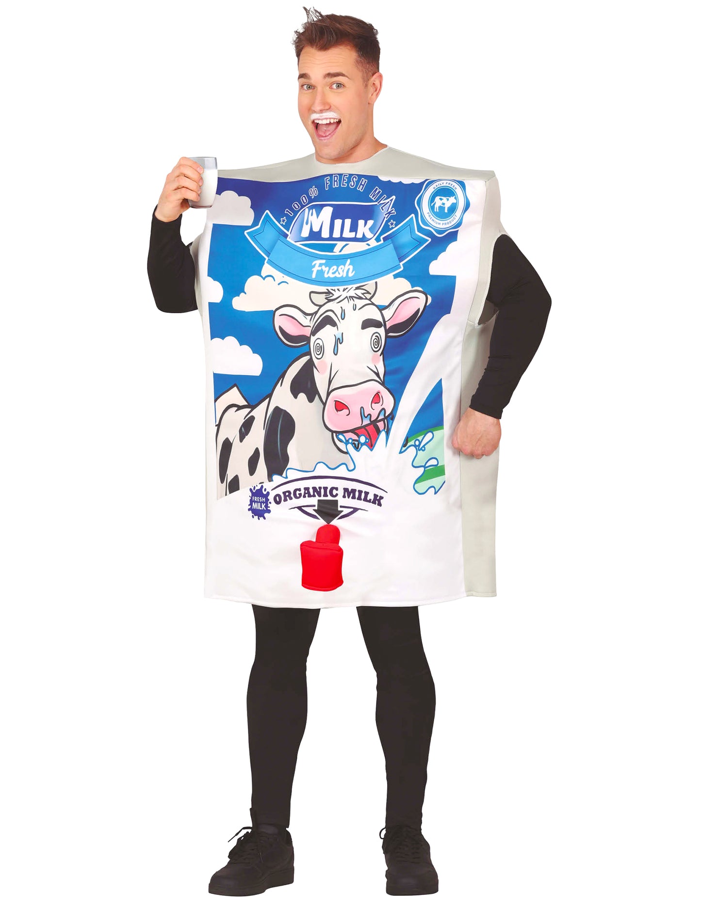 Kostým pro dospělé vtipné lahve od mléka