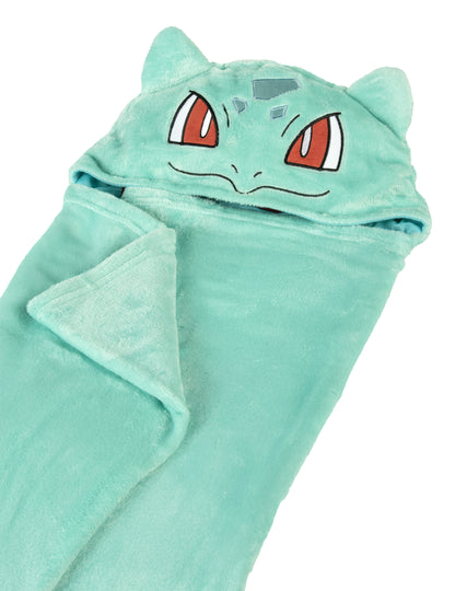 Kostým Bulbasaur, dětská fleecová deka s kapucí Pokémon™ 