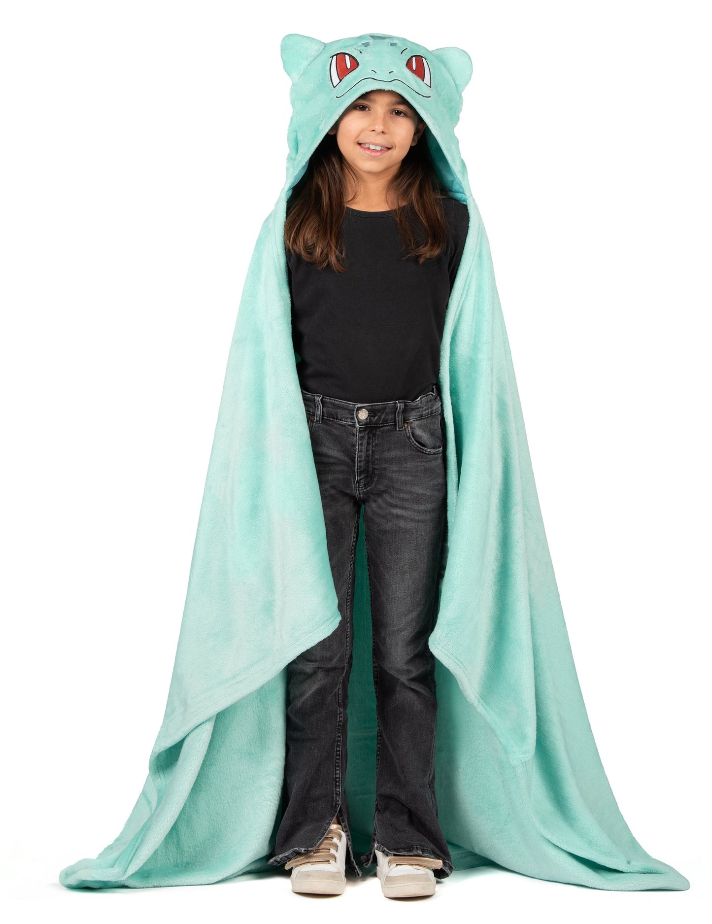 Kostým Bulbasaur, dětská fleecová deka s kapucí Pokémon™ 