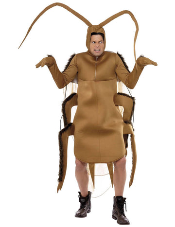 Déguisement cafard pour adulte marron avec antennes et ailes