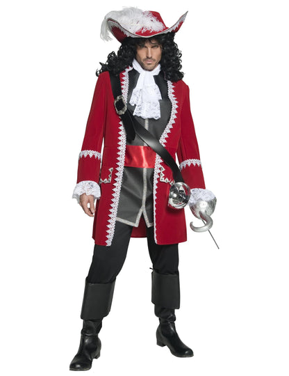 Kapitán kapitán Pirate Red Luxury Man
