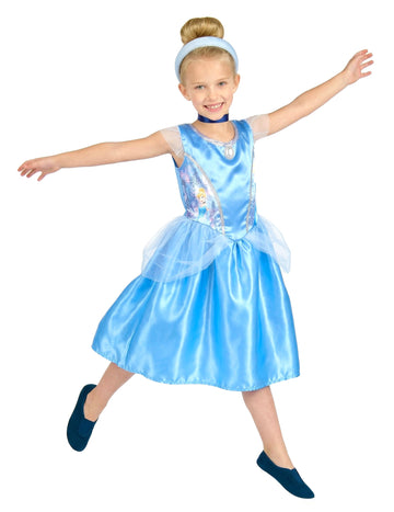 Cinderella™ Kostüm Kinder blau