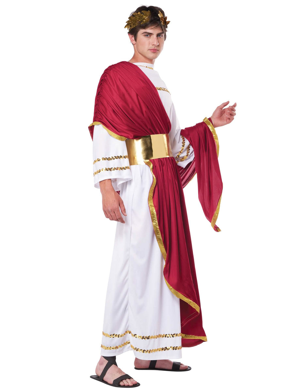 Pohled z profilu na kostým Caesara pro mužům
