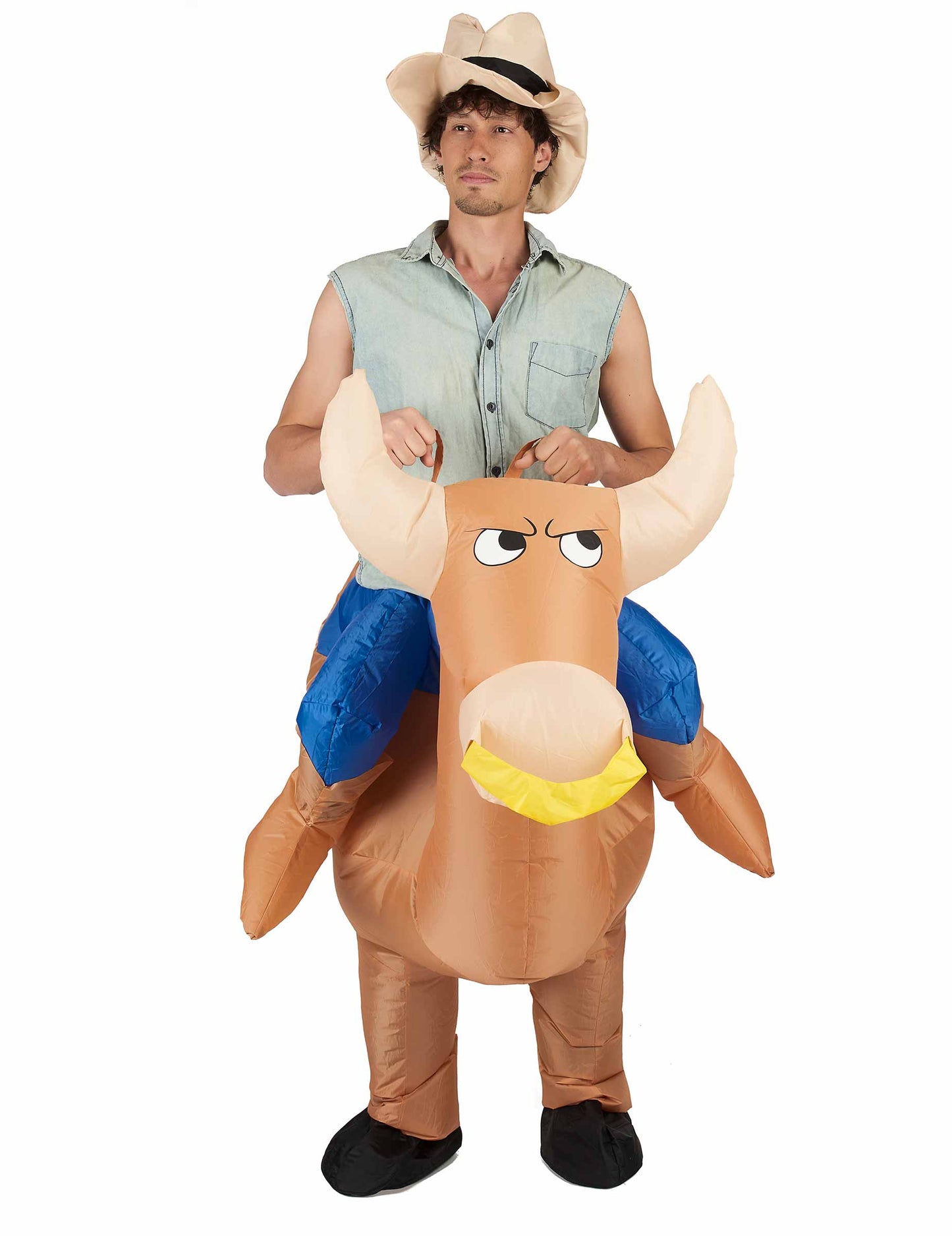 Nafukovací kostým pro dospělé rodeo šampiona