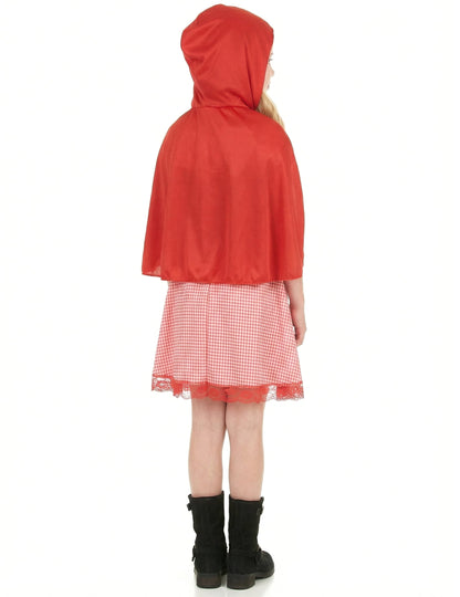 Vue de dos du déguisement de chaperon rouge basique