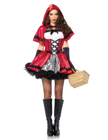 Elegantní kostým Červené Karkulky pro ženy