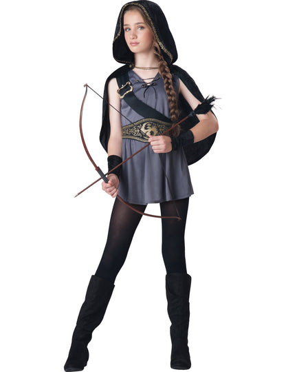 Dívčí kostým lovkyně - prémiový