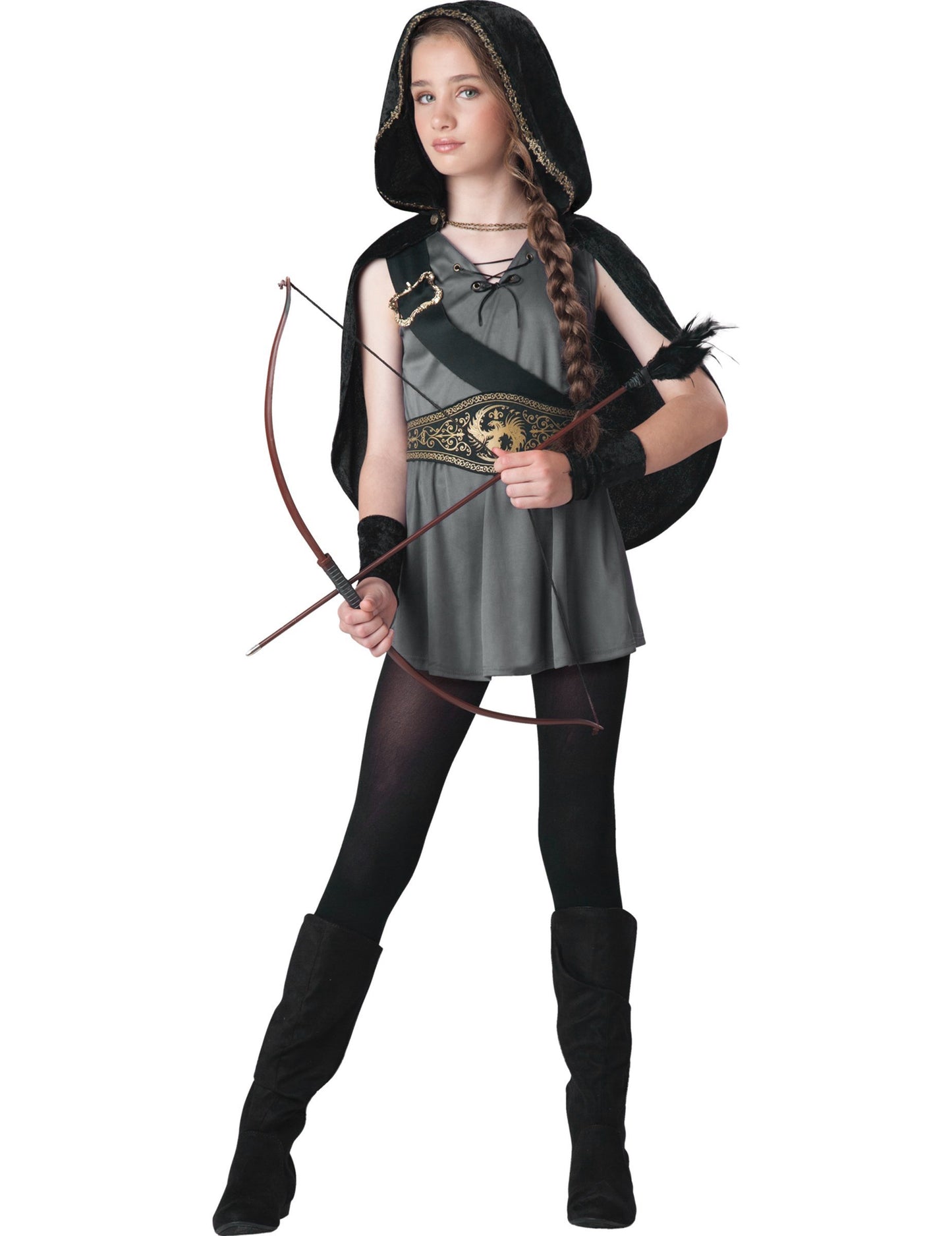 Dívčí kostým lovkyně - prémiový