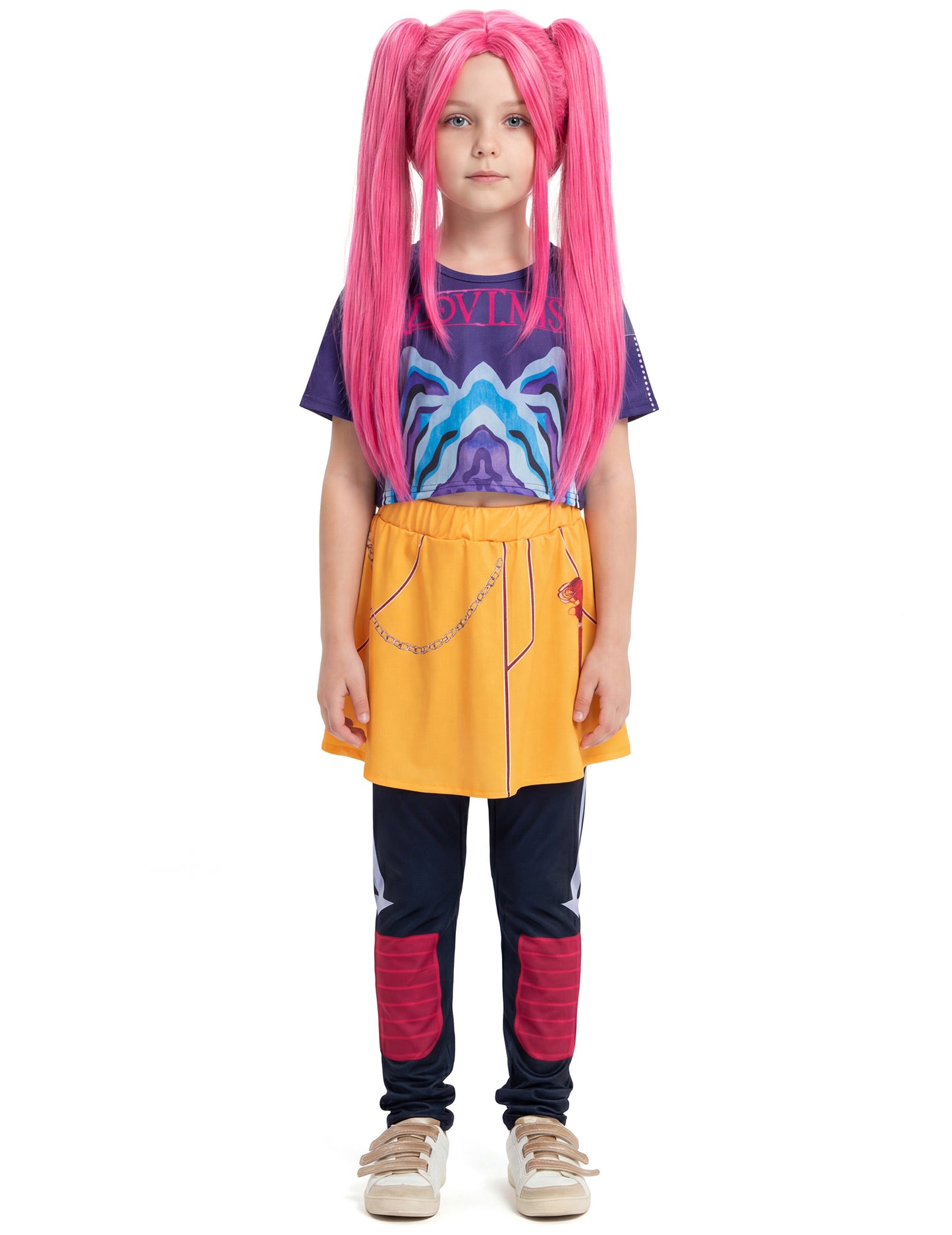 Kostým lovkyne démonov Kpop so sukňou pre dievča