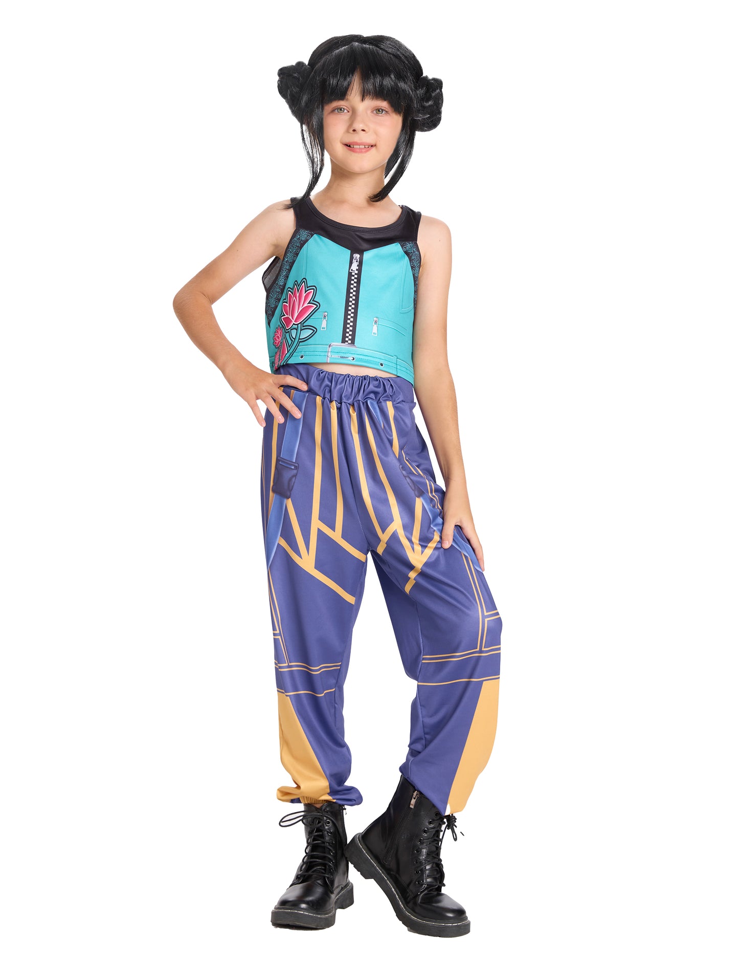 Kostým Lovkyně démonů Kpop v kalhotách pro dívku 