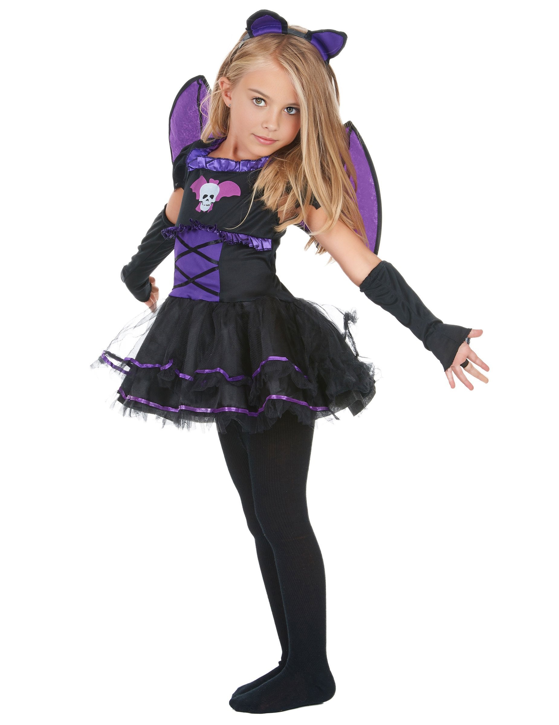 Profilový pohled na kostým netopýra