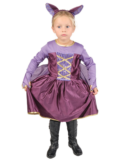 Dívčí kostým fialového netopýra