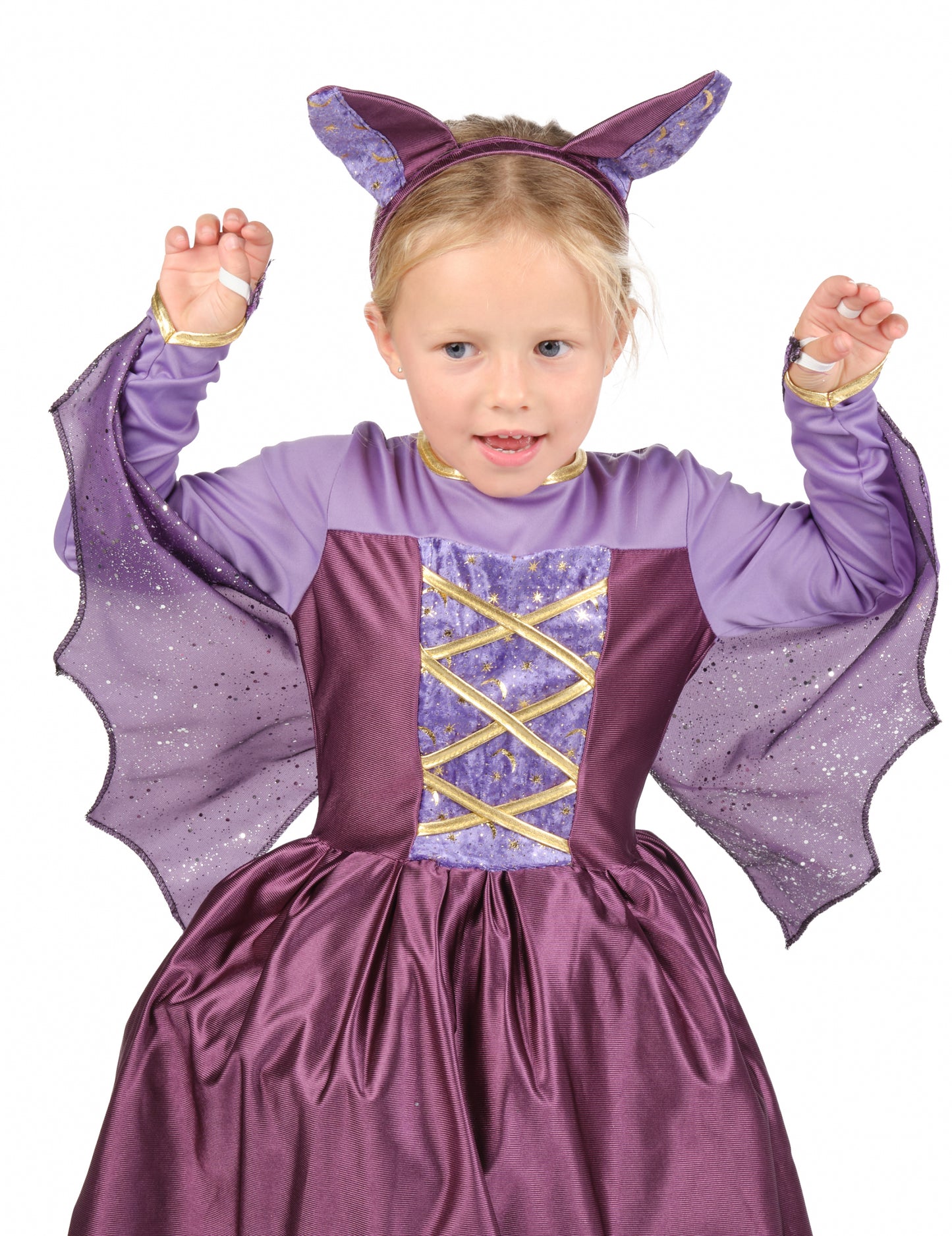 Dívčí kostým fialového netopýra