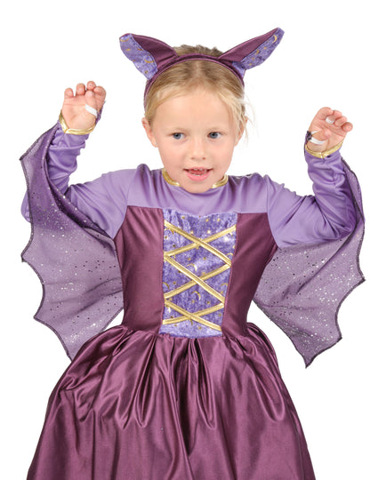 Dívčí kostým fialového netopýra