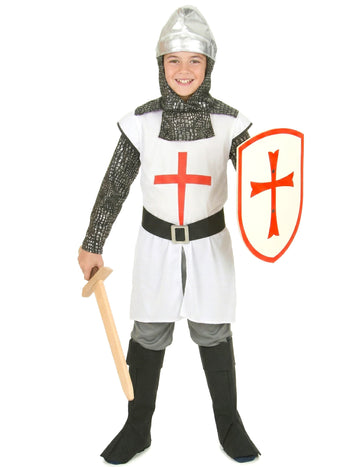 Kreuzritter-Kostüm für Jungen bunt