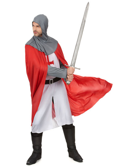 Pánský kostým středověkého křižáckého rytíře