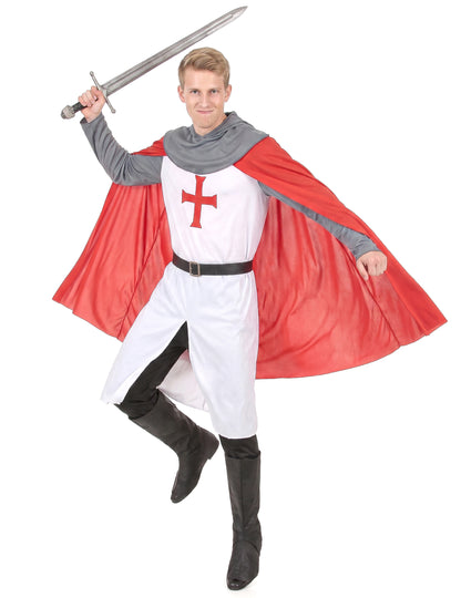 Pánský kostým středověkého křižáckého rytíře