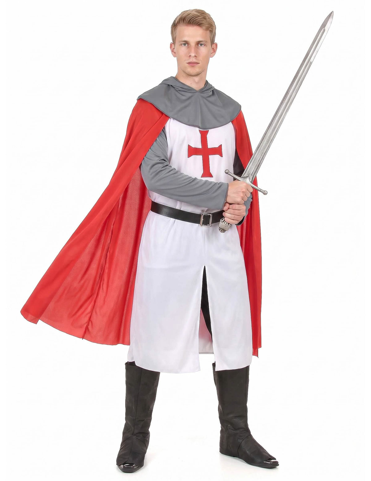 Pánský kostým středověkého křižáckého rytíře