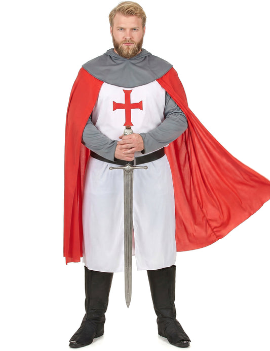 Pánský kostým středověkého křižáckého rytíře