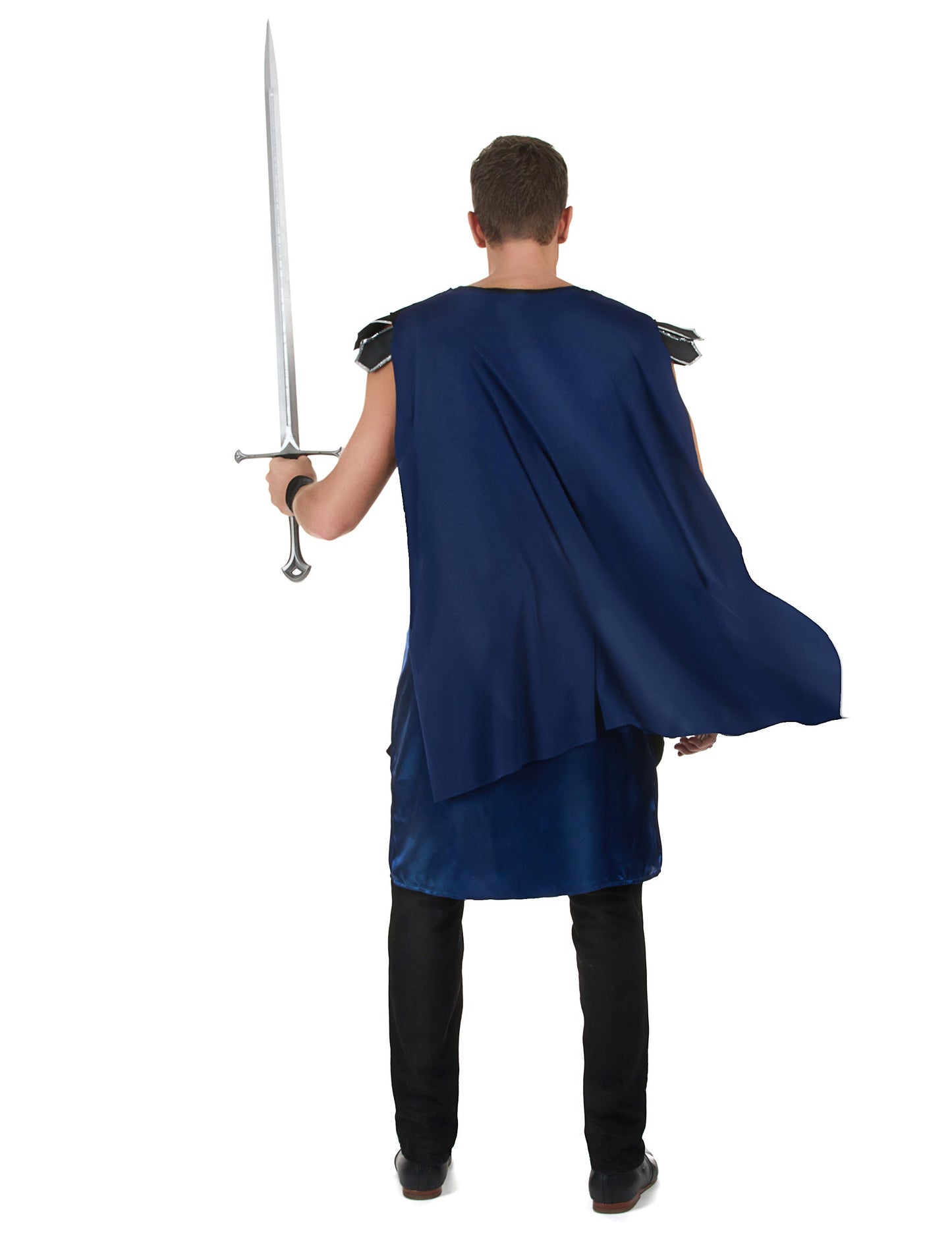 Ritterkönig-Kostüm für Herren schwarz-blau