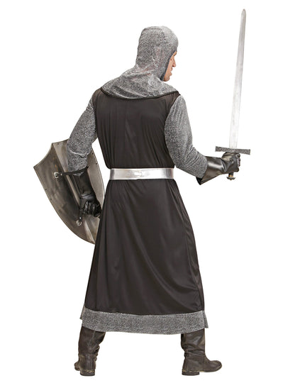 Vue de dos du déguisement de chevalier médiéval