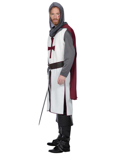 Luxusní templářský rytířský kostým pro muže 