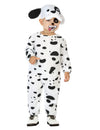 Déguisement chien dalmatien pour bébé blanc à taches noires