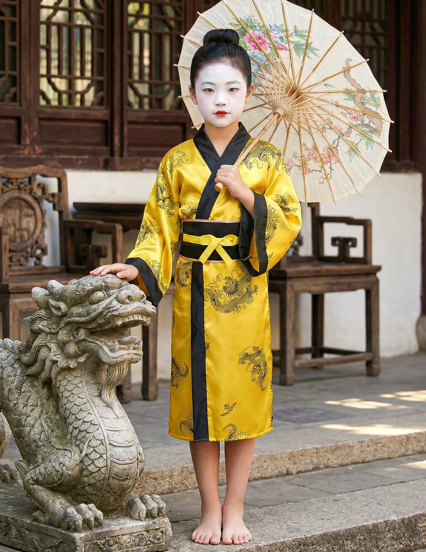 Chinesinnenkostüm für Mädchen