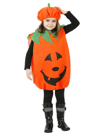 Dětský halloweenský dýňový kostým