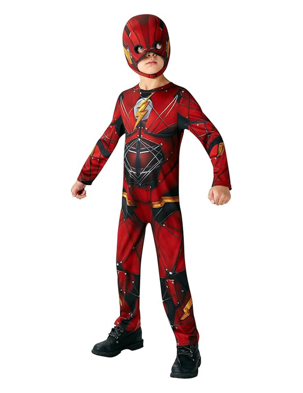 Přehled klasického kostýmu Flash Justice League pro dítě
