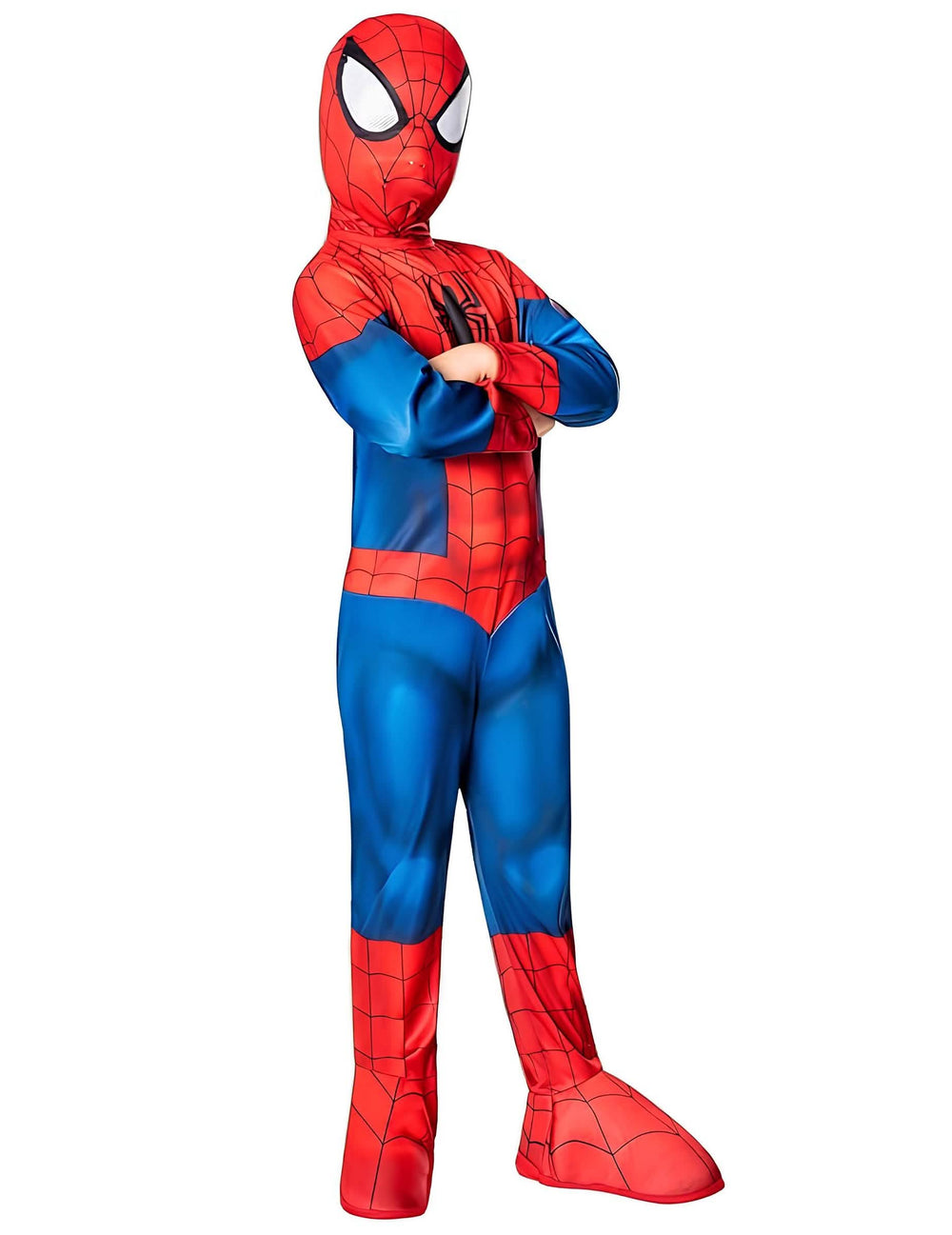 Boční pohled na klasický kostým sensation Ultimate Spiderman™
