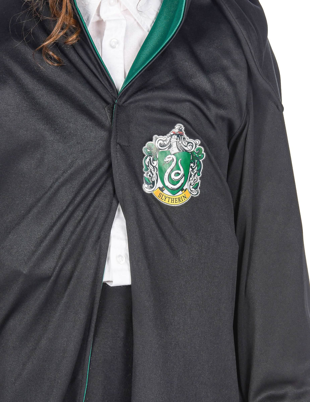 Detail klasického znaku kostýmu Zmijozel Harry Potter