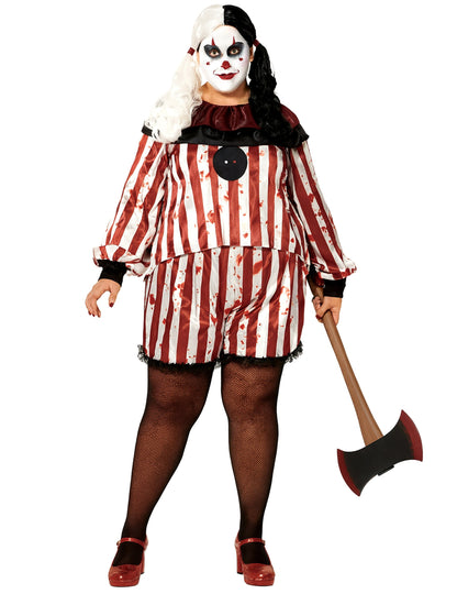 Déguisement Clown Cauchemardesque femme grande taille