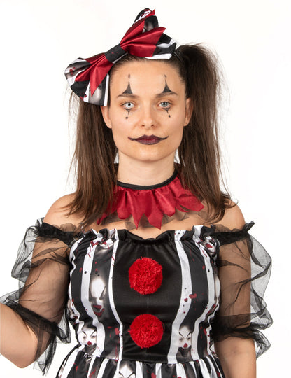 Luxusní kostým bláznivého klauna pro ženy