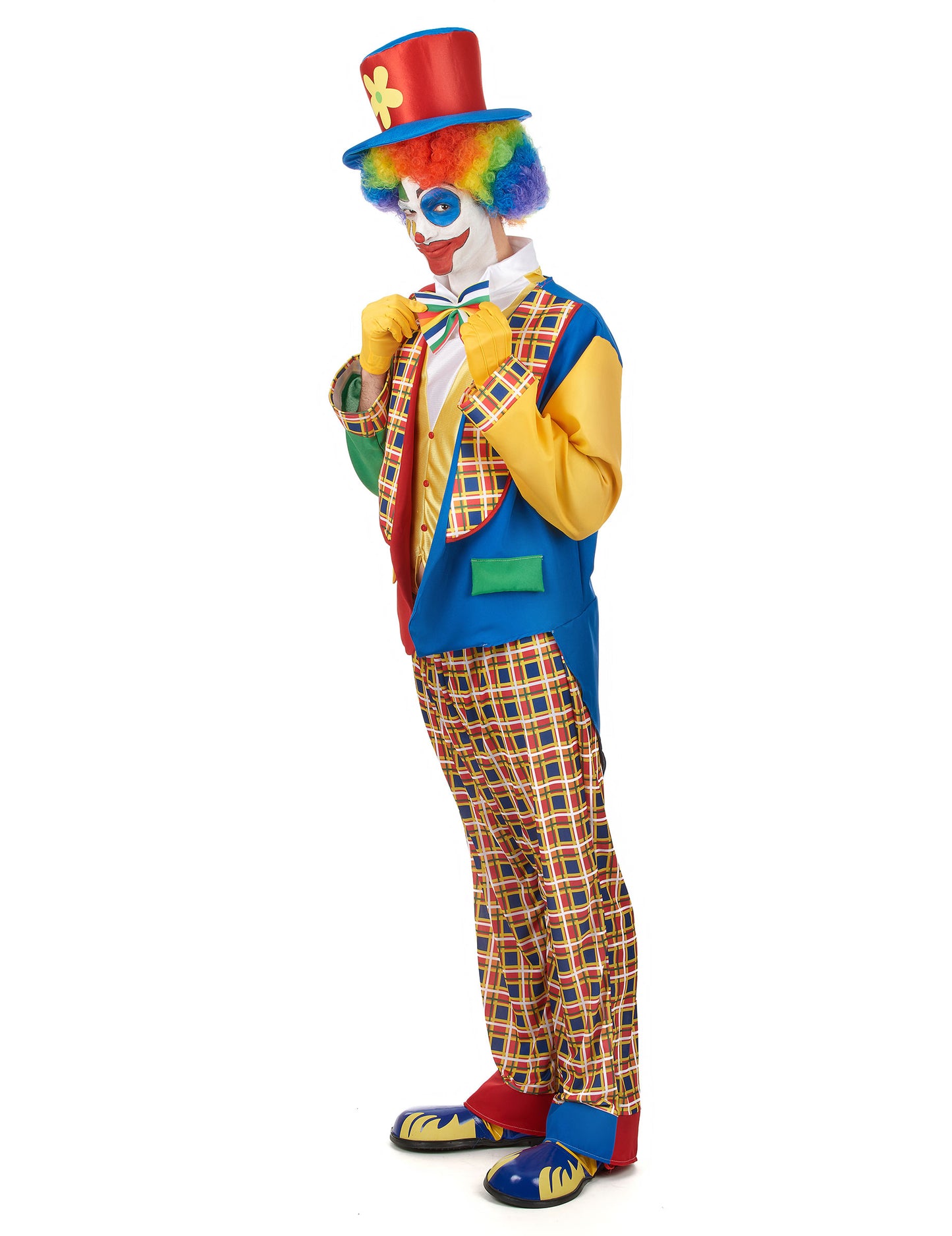 Zirkus-Clownskostüm für Herren Manege bunt