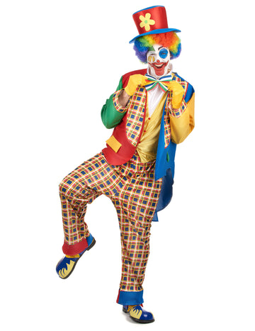 Zirkus-Clownskostüm für Herren Manege bunt