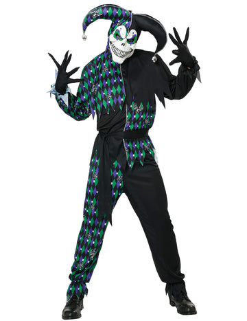 Déguisement clown monstrueux luxe adulte