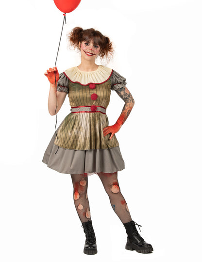 Dámský kostým psycho klauna