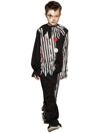 Kostým smutného krvavého klauna pro chlapce