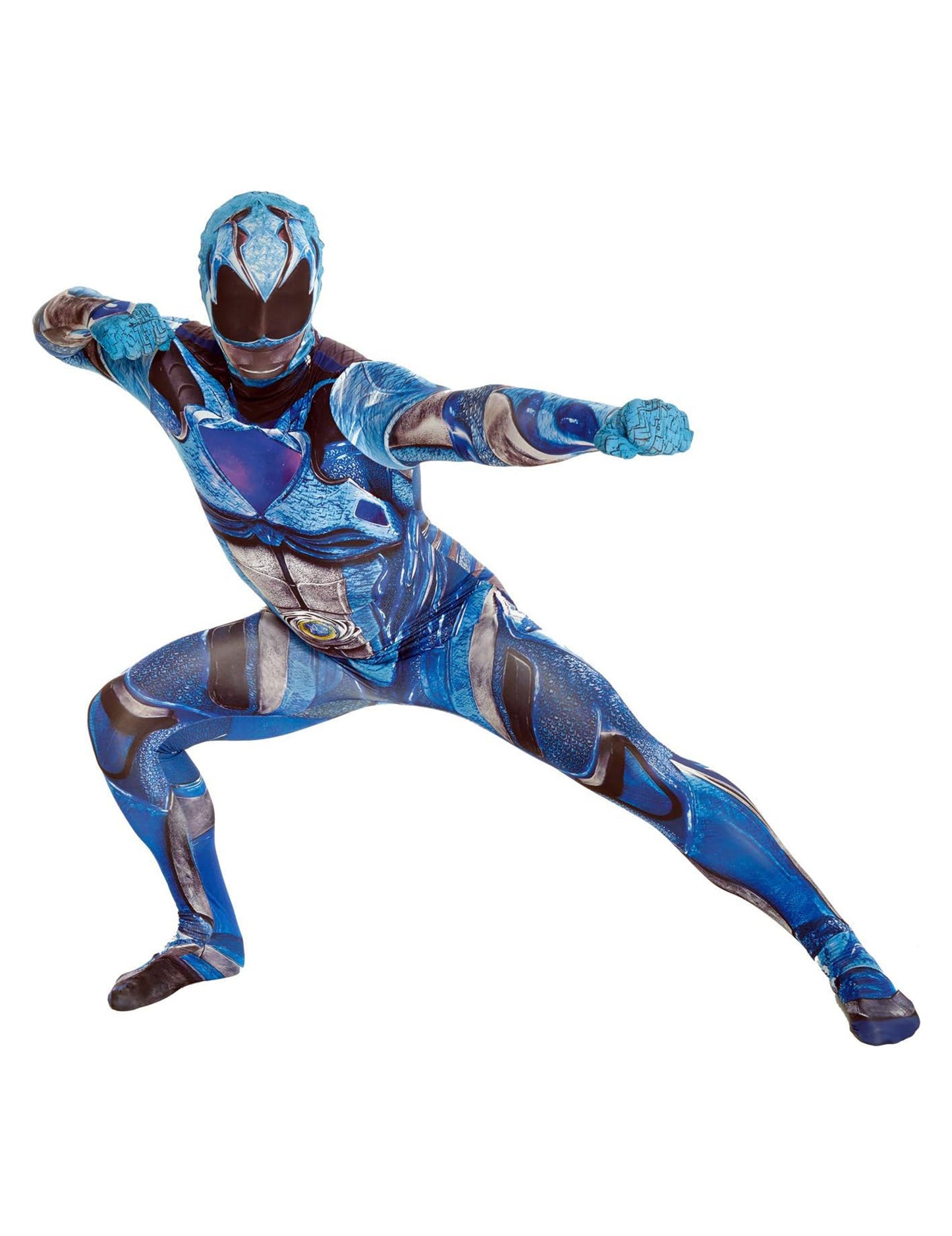 Modrá kombinace maskovaná morfsu pro dospělé power Rangers