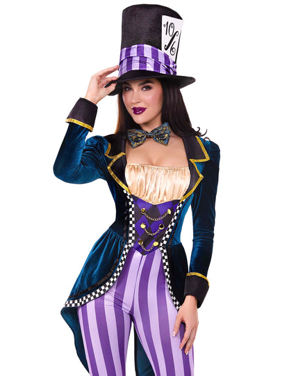 Dámský sexy kostým Šíleného kloboučníka