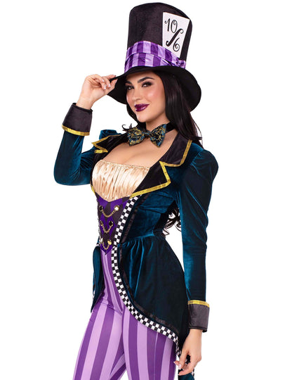 Dámský sexy kostým Šíleného kloboučníka