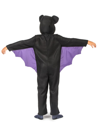 Chlapecký černý a fialový netopýří kostým